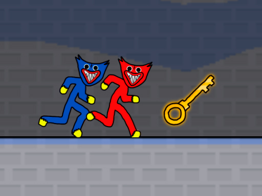 Play Stickman Huggy Party Duo