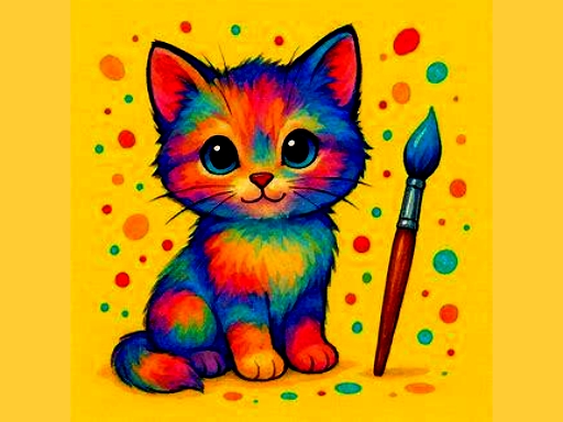 Play BTS Cute Kitty Coloring