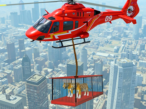 Thumbnail for Animal Helicopter Rescue Game